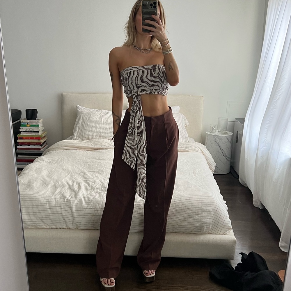 Ganni Wrap Top
